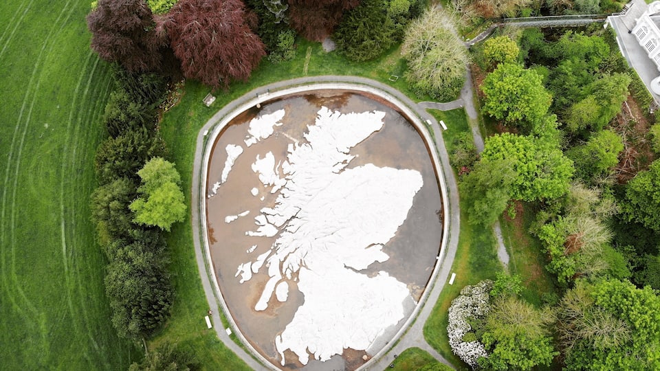The Great Polish Map of Scotland was constructed by Polish veteran of WWII who had spent time in Scotland during the war. The map was constructed in the 1970s and is made of concrete.