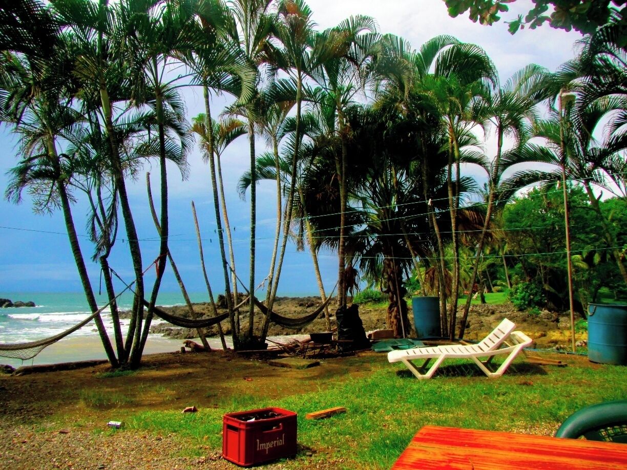 The view from Hostel Lucy.  A little out of the center of town (but only a 5 min walk). It has a beautiful beach front! 