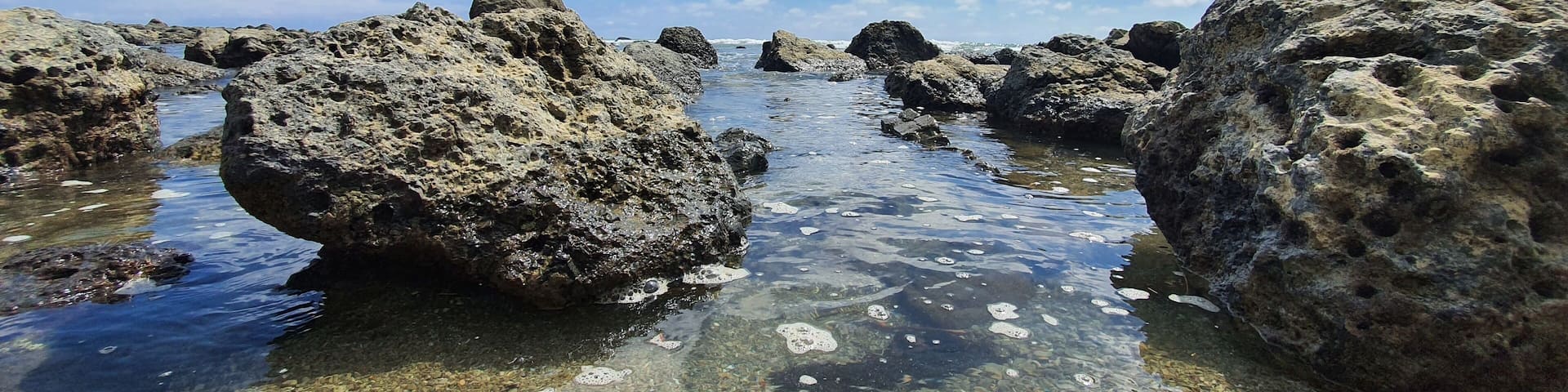 This stones in the sea are located in Nicoya Peninsula, Costa Rica, this area is one of the five Blue Zones of the world, where people use to live over 100 years. #LifeAtExpediaGroup