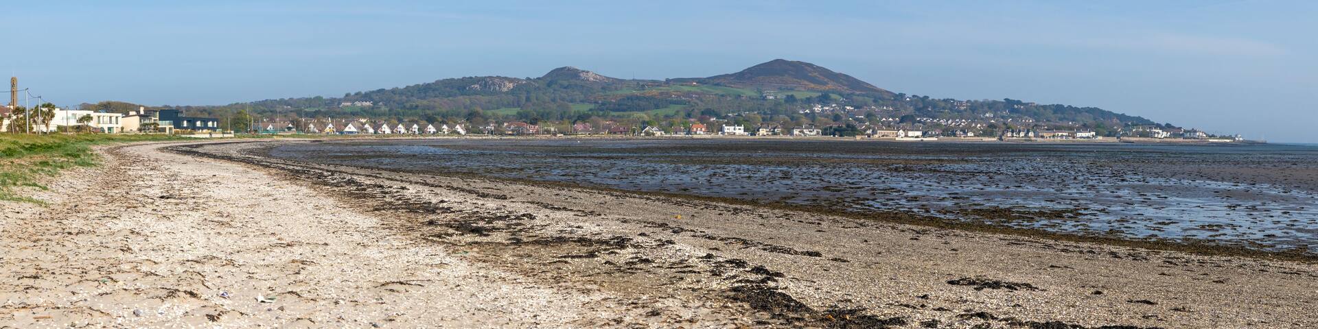 Panorama with Howth and Sutton beach