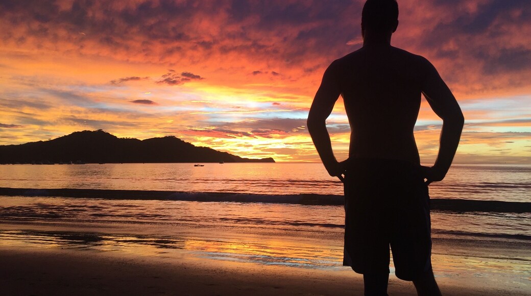 The end of rainy season brings on these dramatic sunsets 🌅 #sunset #guanacaste #costarica