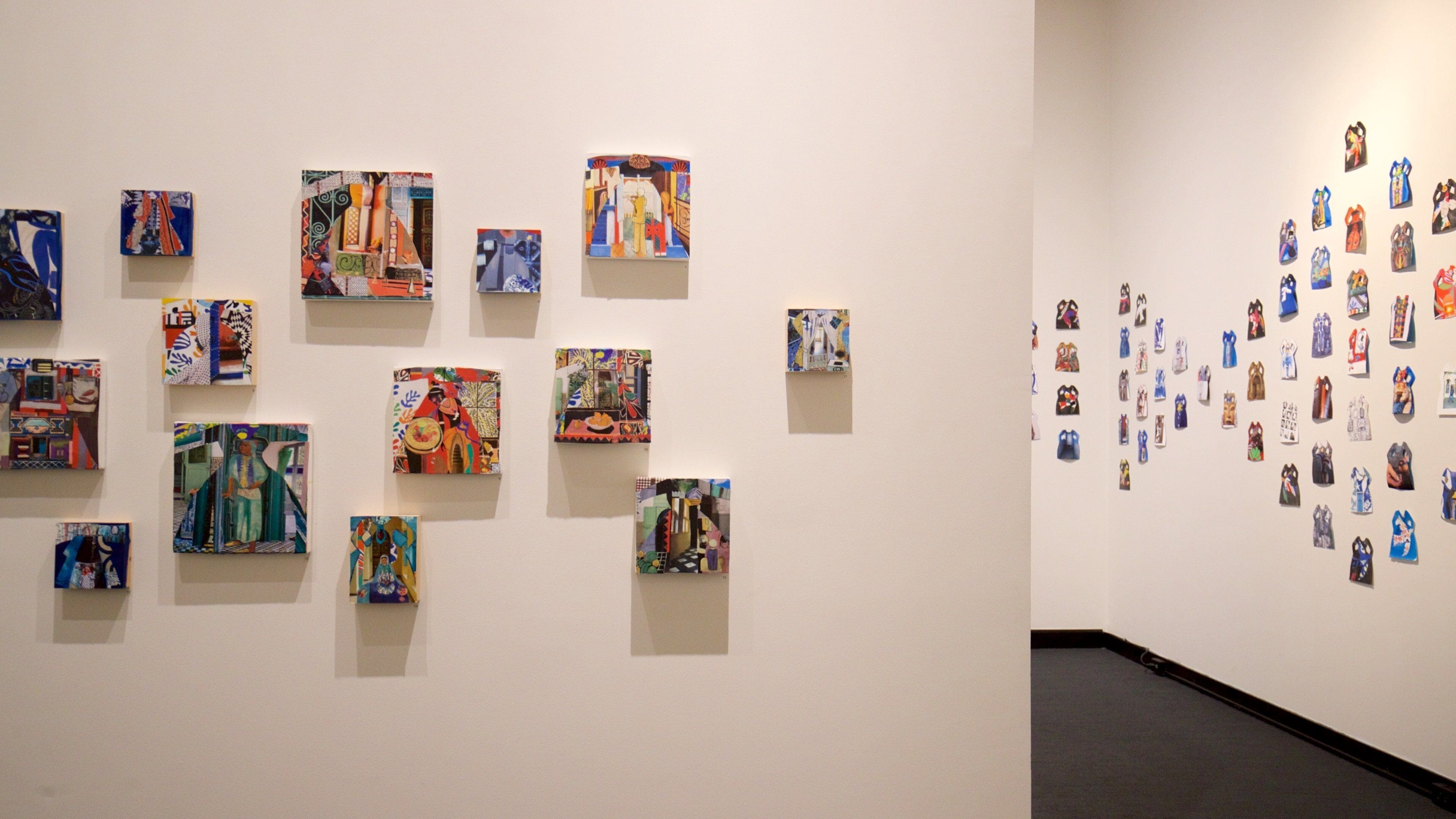 Montclair Art Museum showing interior views and art