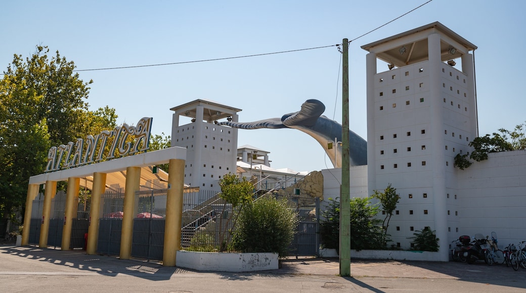 Atlantica Water Park featuring signage