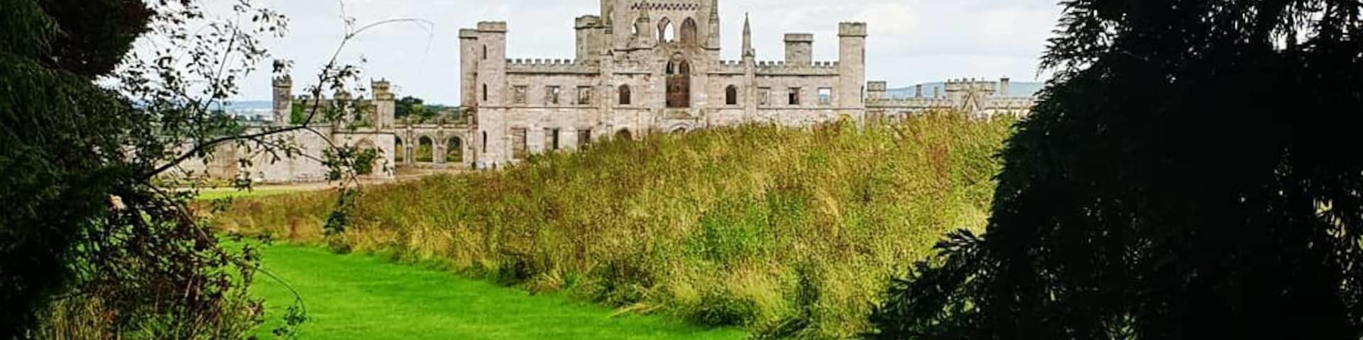 Trees providing a natural frame