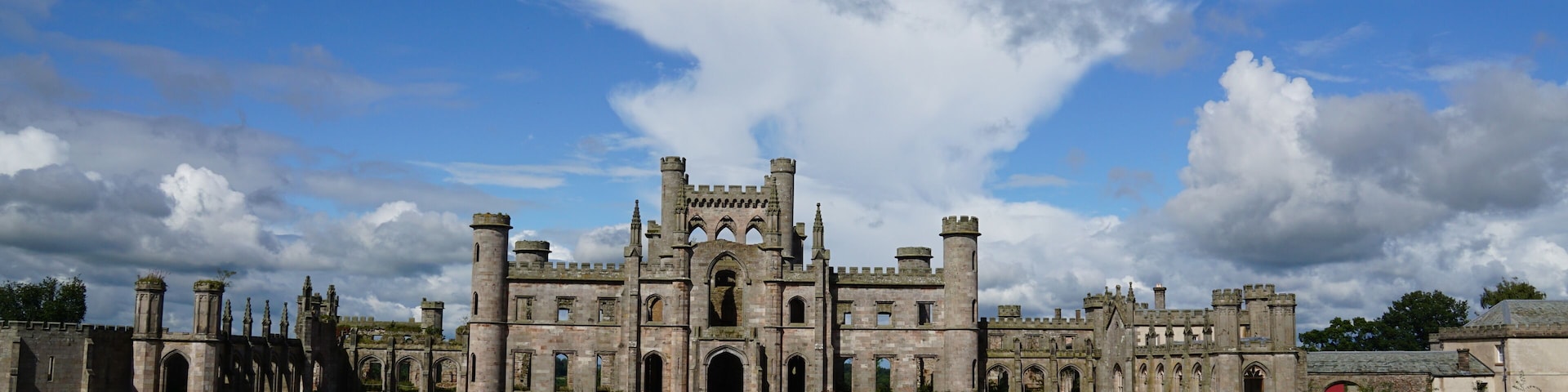 Lowther Castle at Penrith in Lake District from Cumbria in England, Shutterstock ID 712013206, SF SSA Case with Manager Approval: Case 07151371, Job: Prepay credit, Client/Licensee: , Other: