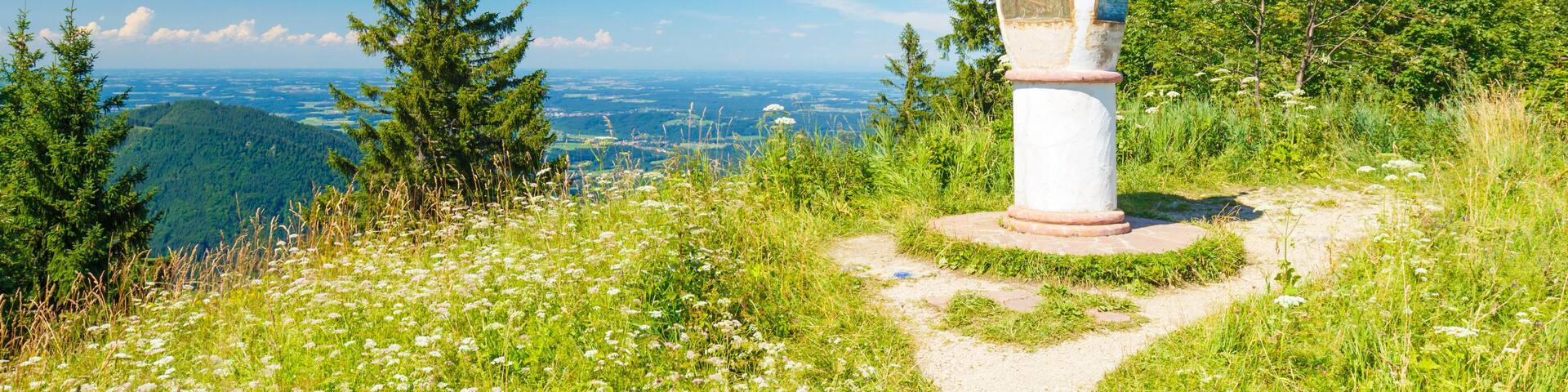 Summit cross of Mount Unternberg at Ruhpolding in summer, Shutterstock ID 698086228, Purchase Order: -