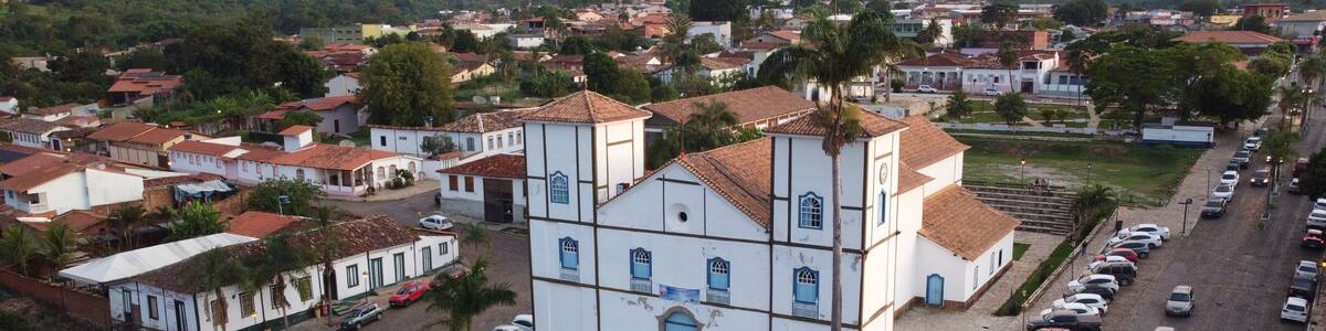 Igreja católica na cidade de Pirenópolis, Goiás, Brasil.