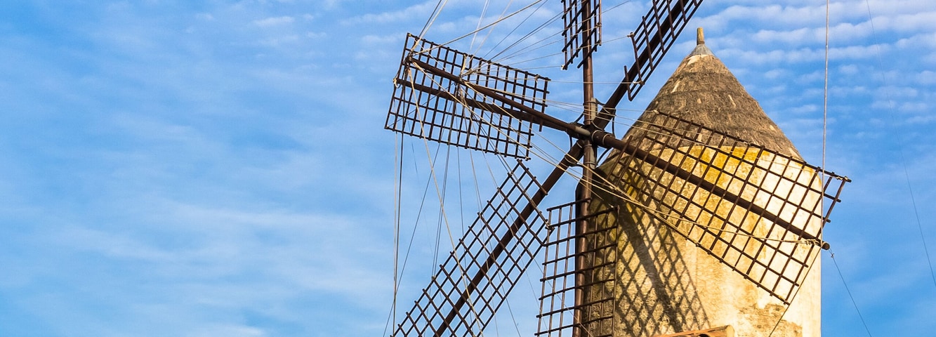 Windmill in Llubi (Mallorca)