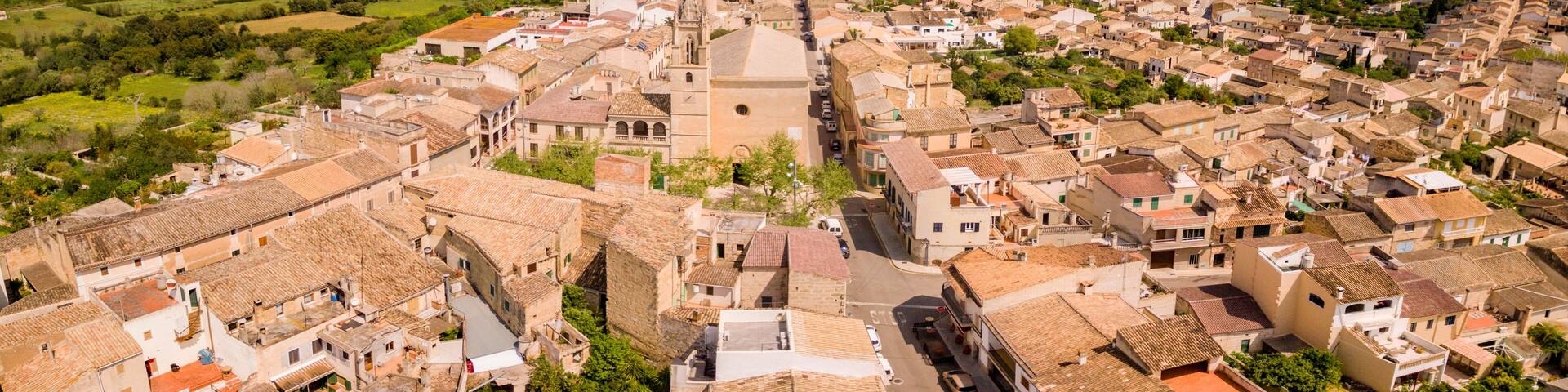 Iglesia parroquial de Sant Feliu de Llubí , siglo XVI, Llubi, Mallorca, balearic islands, spain, europe