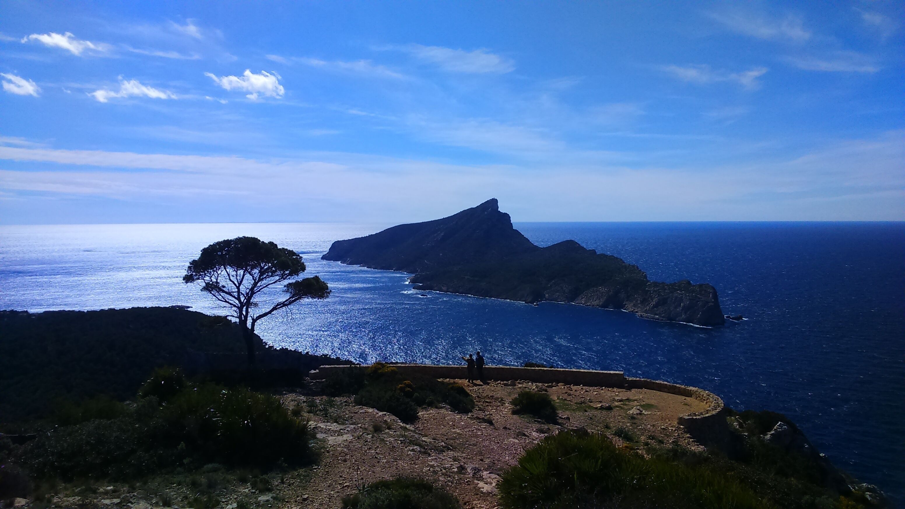 A small island in Mallorca full of little lizards. Outlook from La Trapa#GreatOutdoors#Mallorca. 