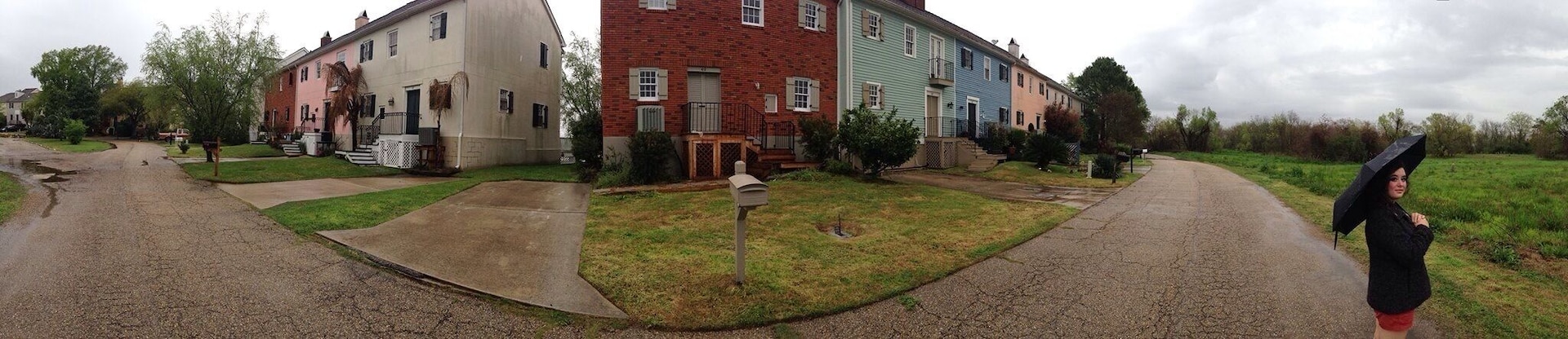 The townhouses of Port Louis, in Madisonville, LA. My hometown & where I used to live. Surrounded by swamps and marshes, the long winding road it takes to get here is said to be haunted...