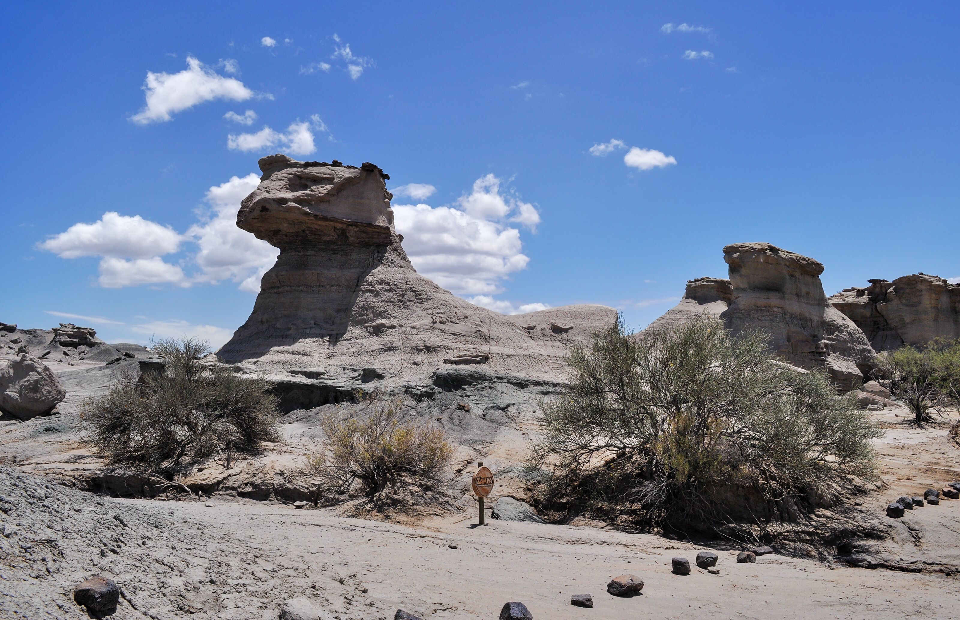 la esfinge (sphinx). Ischigualasto Provincial Park. Argentina