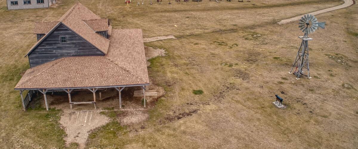 De Smit, South Dakota is home of a Laura Ingalls Wilder Memorial from when She lived in the Area