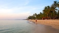 Phu Quoc Beach featuring a sandy beach, landscape views and tropical scenes