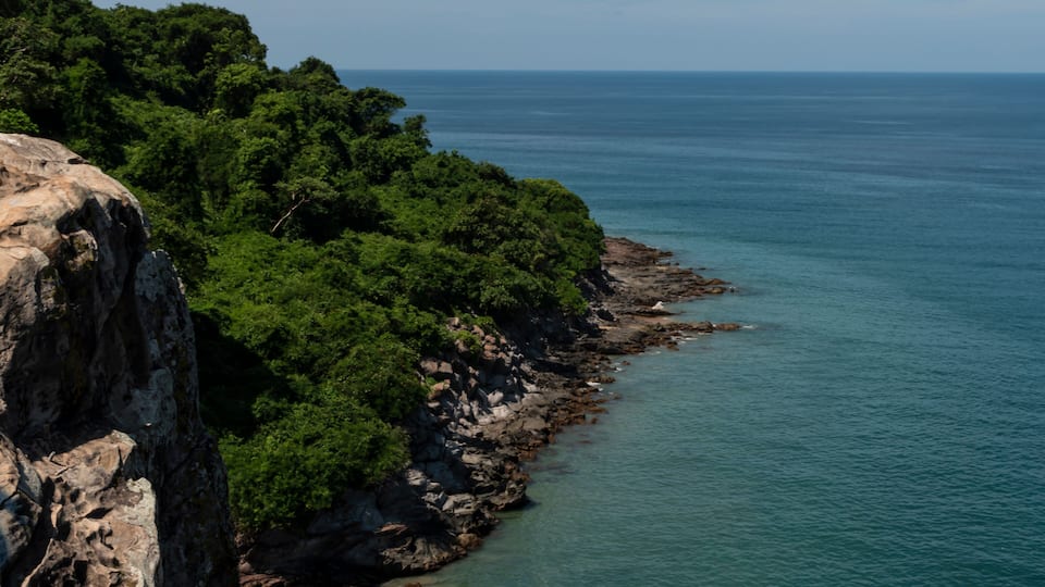 Sea view from a cliff