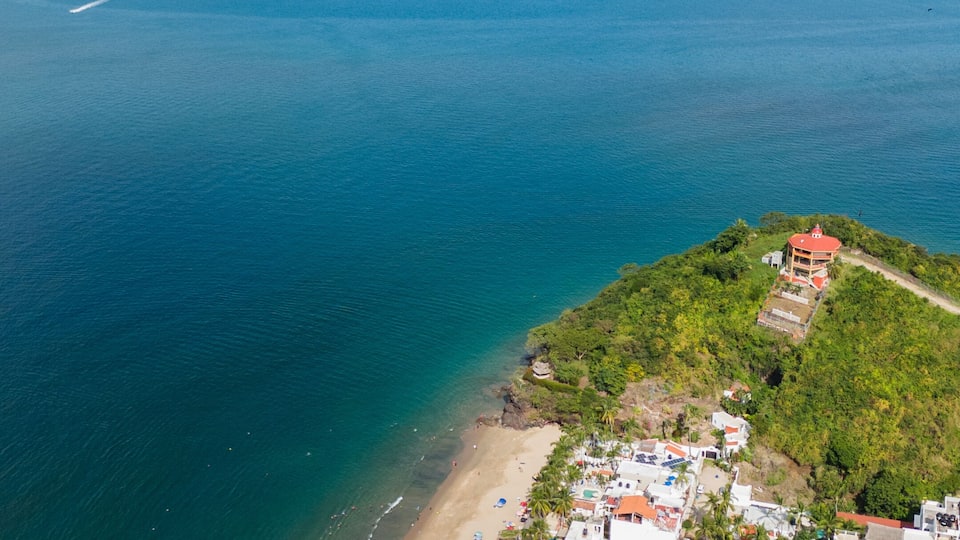 Los Ayala Beach and Coral Island in Nayarit, Mexico
