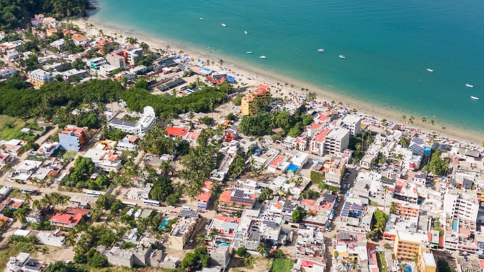 Mexican Beach Landscape, Los Ayala, Nayarit