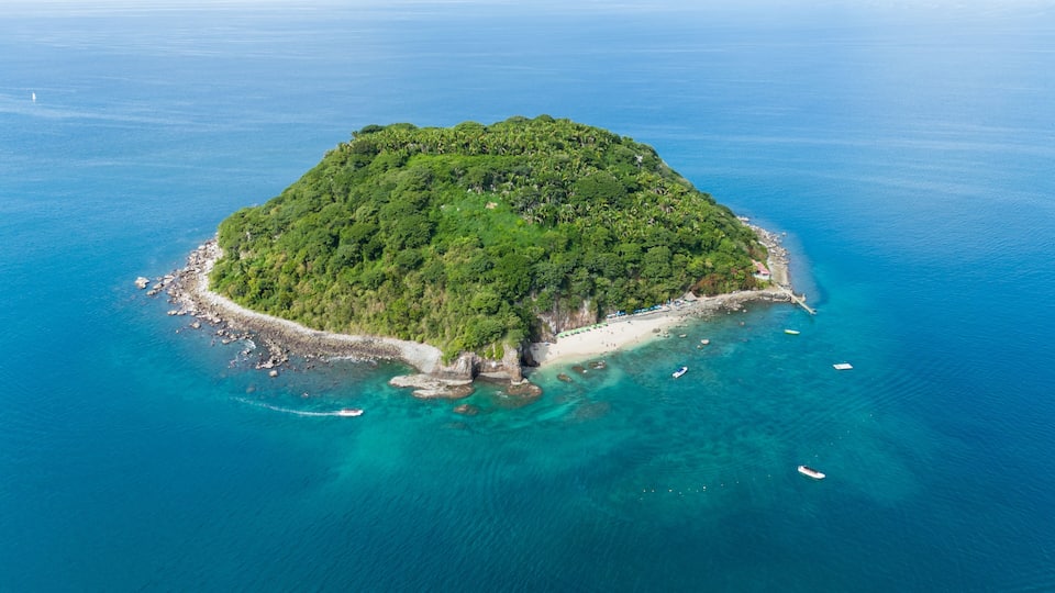 Coral Island in Guayabitos, Nayarit, Mexico