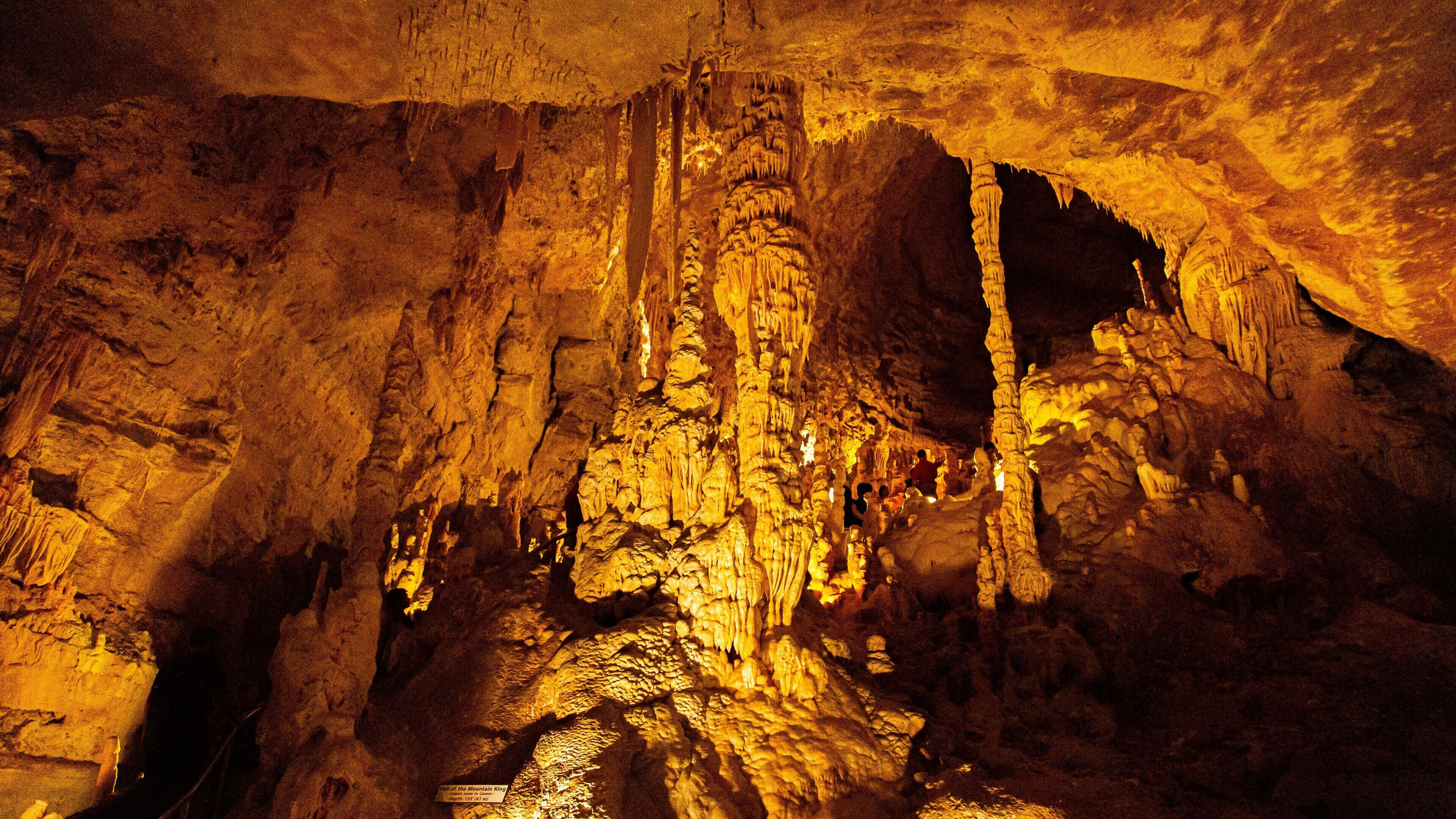 Natural Bridge Caverns featuring caves