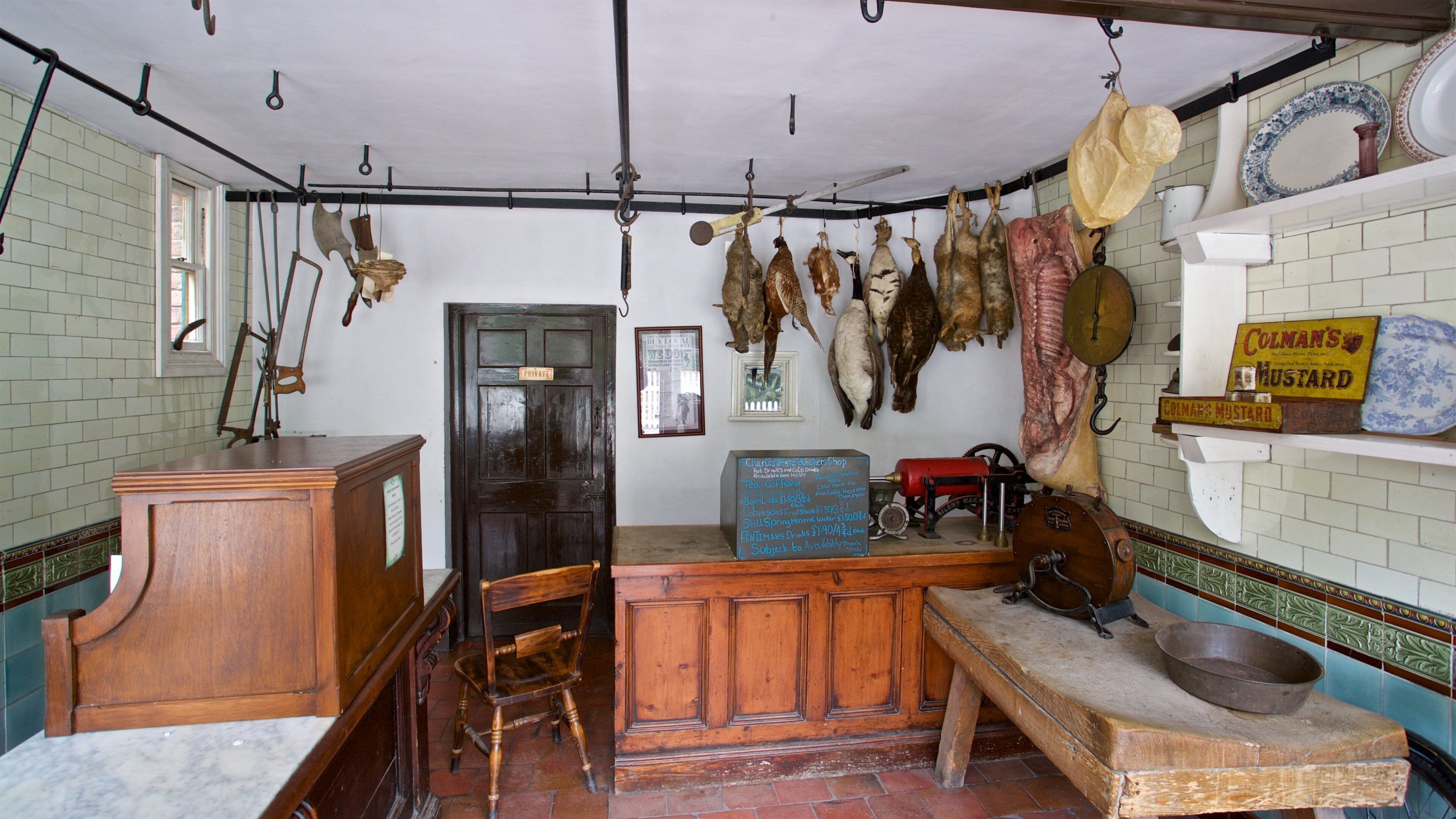 Blists Hill som inkluderer innendørs