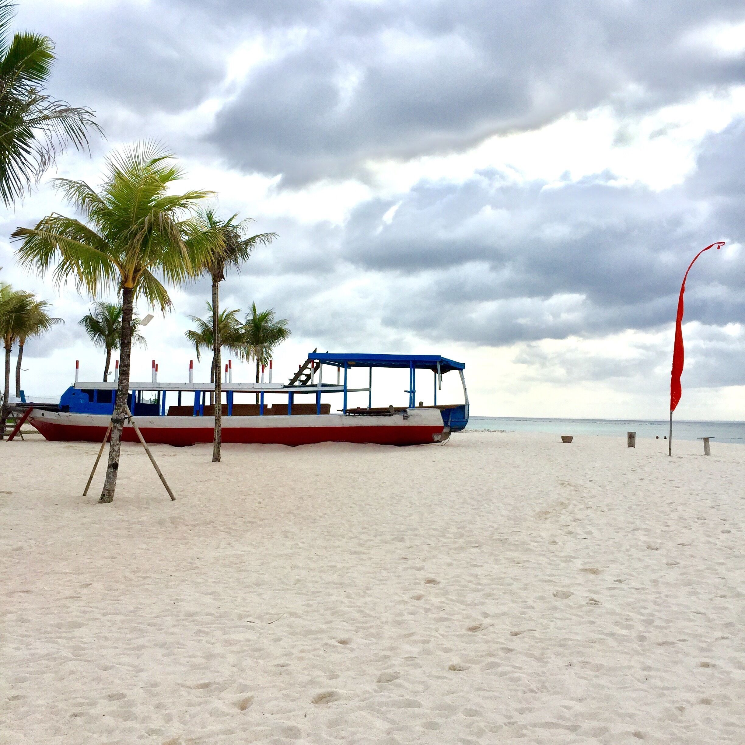 A quiet and picture perfect beach best for viewing amazing sunsets.