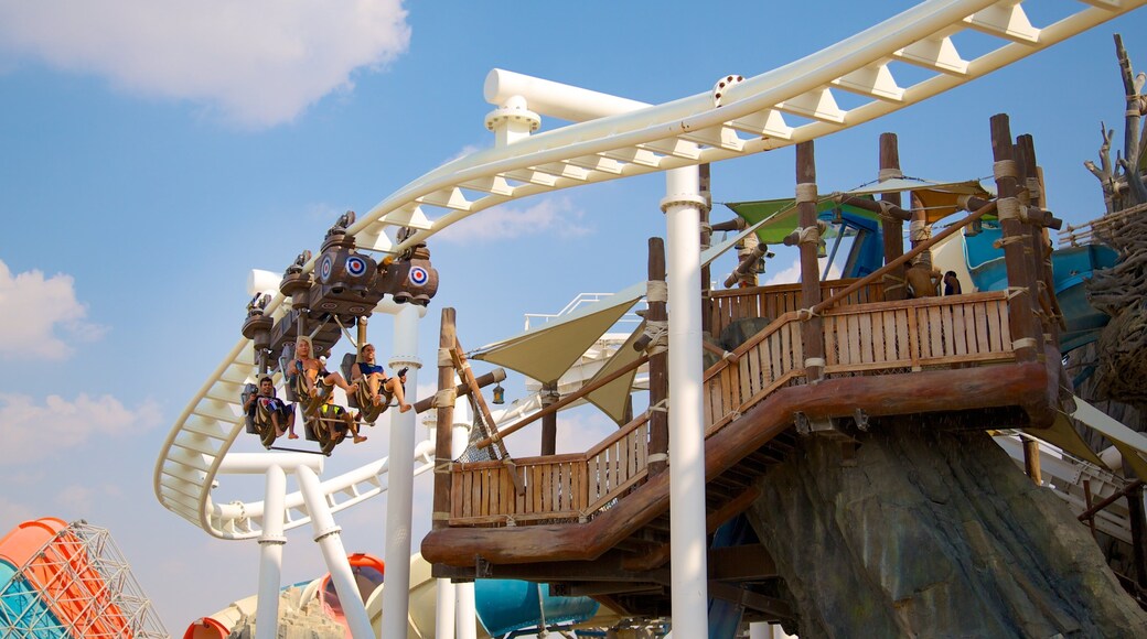 Yas Waterworld som viser karusell og vannpark