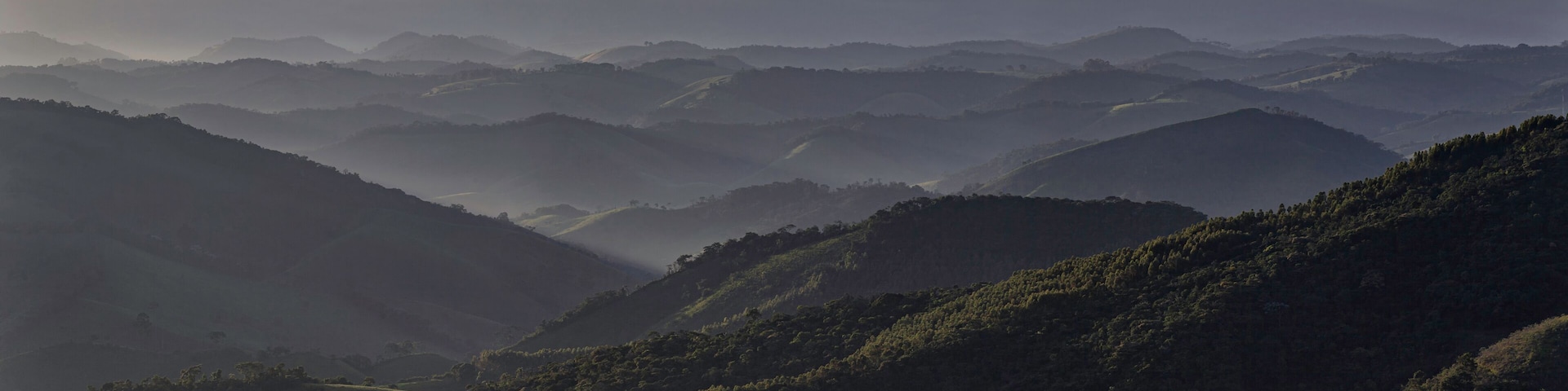 Sunrise in the mountains of Ibitipoca, Minas Gerais, Brazil.