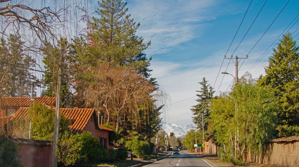 Paisaje de ciudad Rinconada en Chile