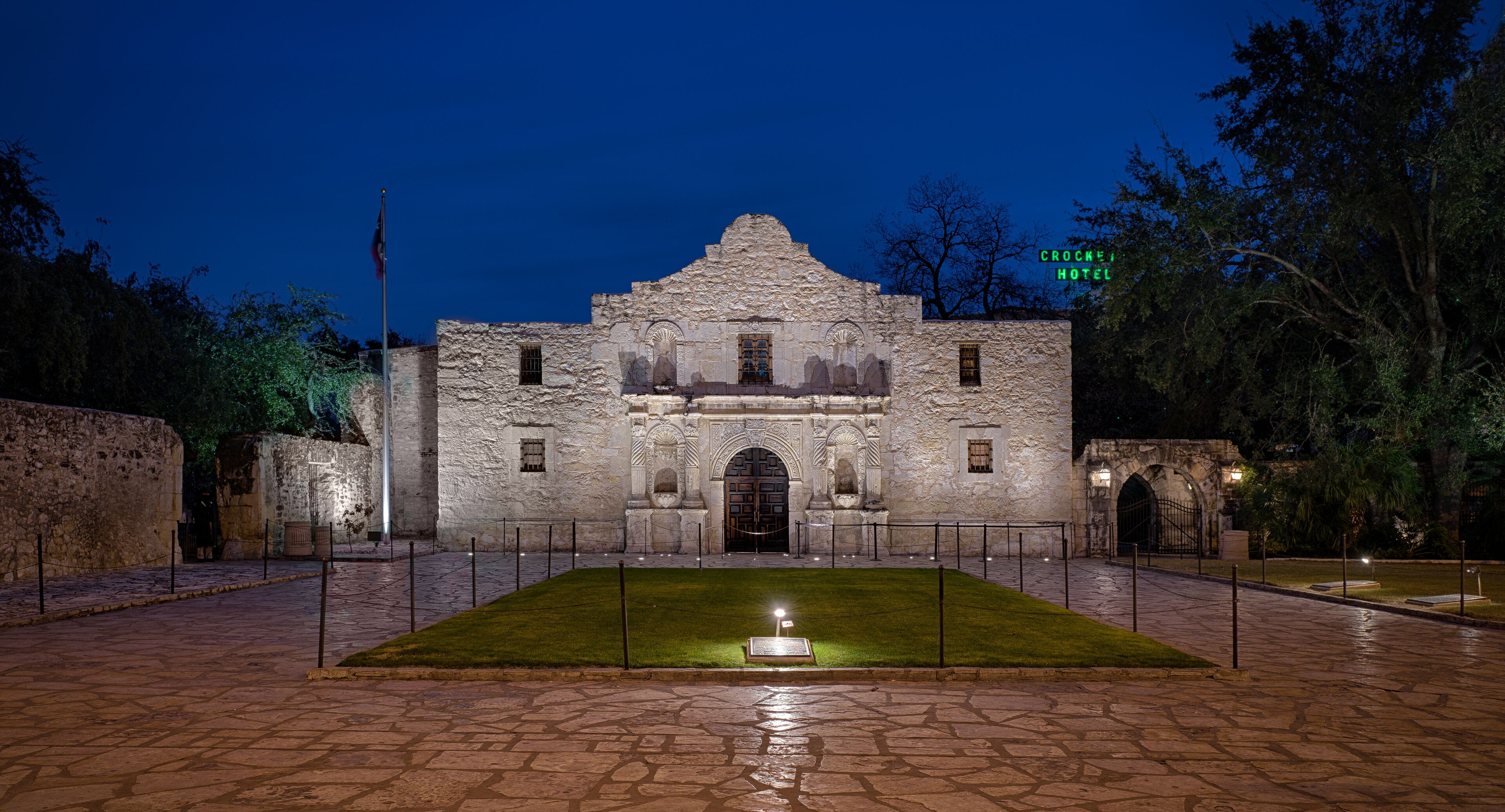 The Alamo, originally known as Mission San Antonio de Valero, in San Antonio, Texas