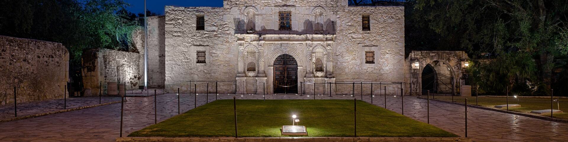 The Alamo, originally known as Mission San Antonio de Valero, in San Antonio, Texas