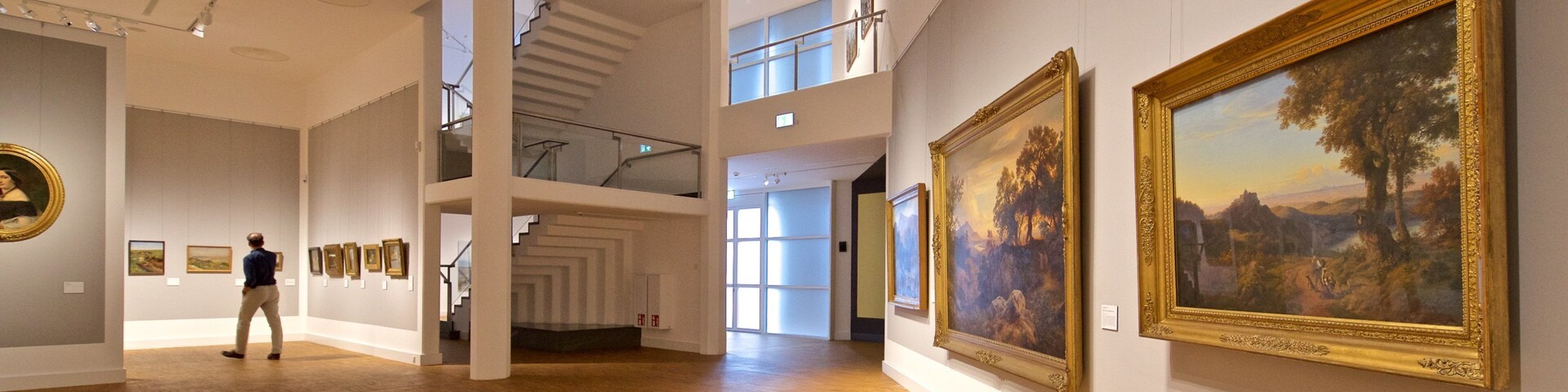 Hessisches Landesmuseum featuring art and interior views