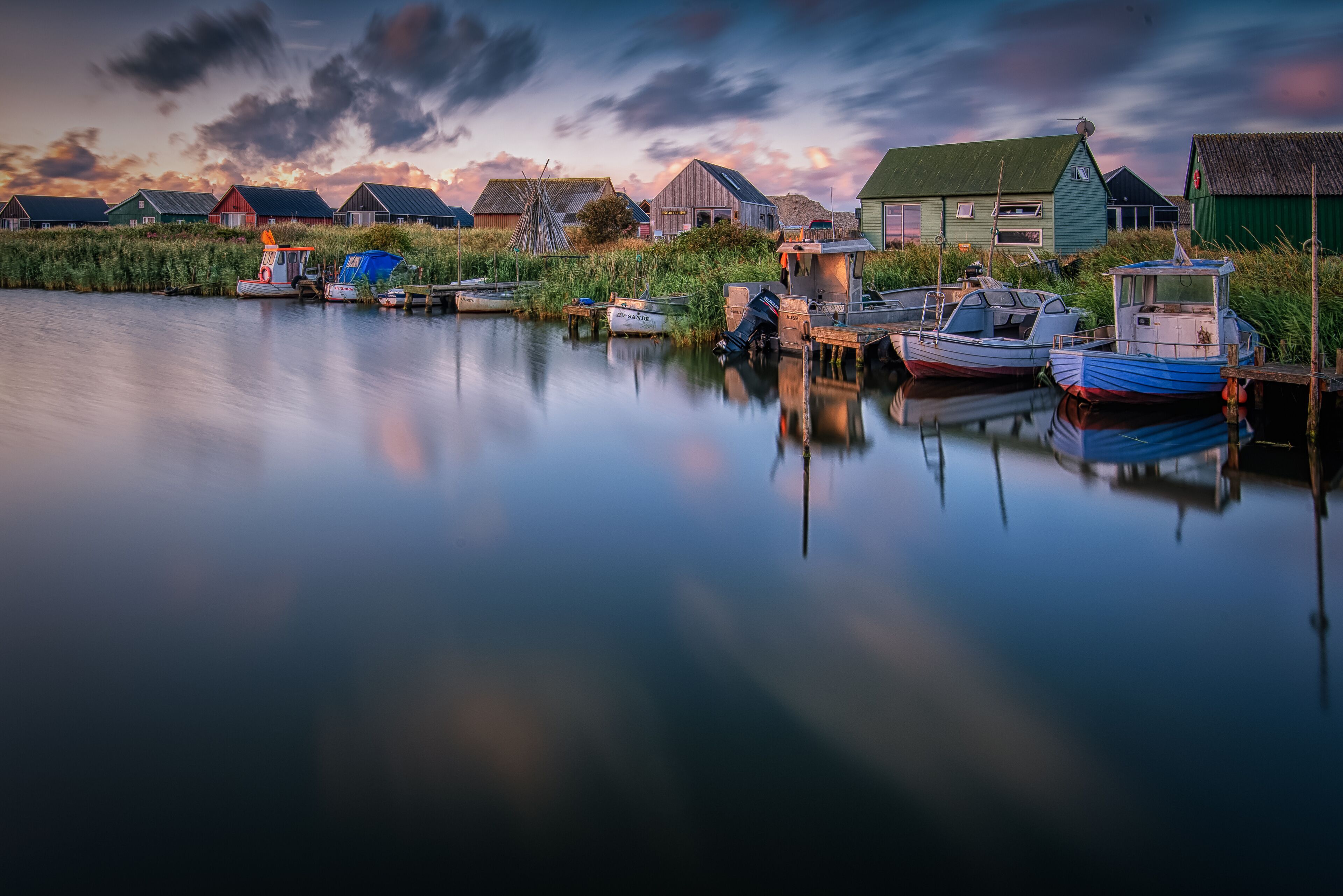 Tyskerhavnen bei Hvide Sande, Dänemark