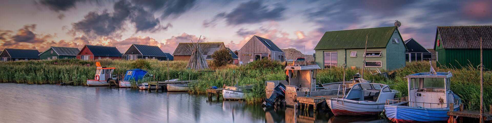 Tyskerhavnen bei Hvide Sande, Dänemark