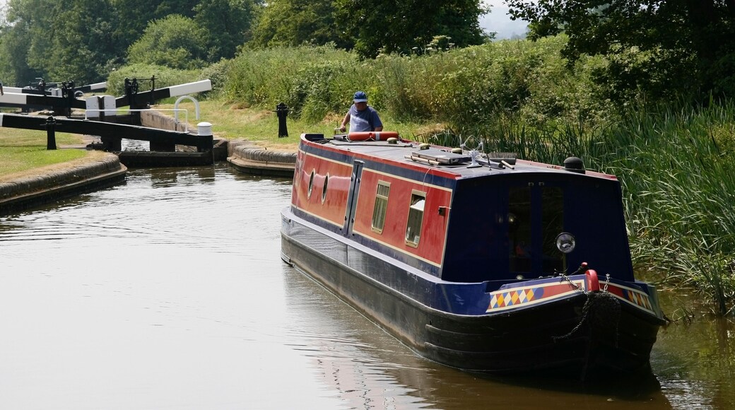 views from the towpath worcester and birmingham canal worestersh