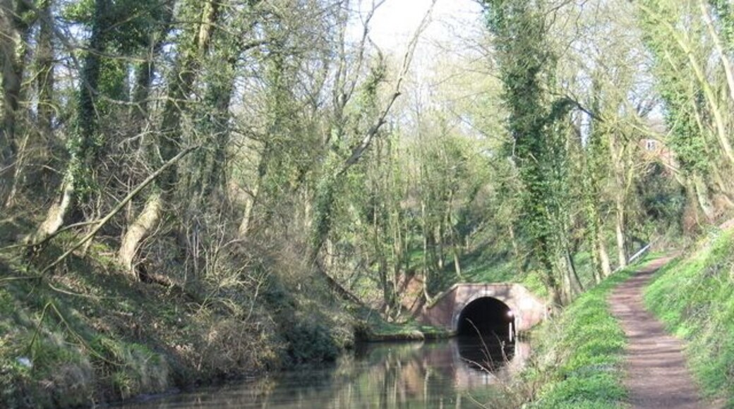 Light at the end of the tunnel The light is actually the headlight of the narrowboat about to emerge from 151865. The tunnel is 2493 metres long and even from a boat entering the tunnel the far end is little more than a pin-prick of light in the distance.