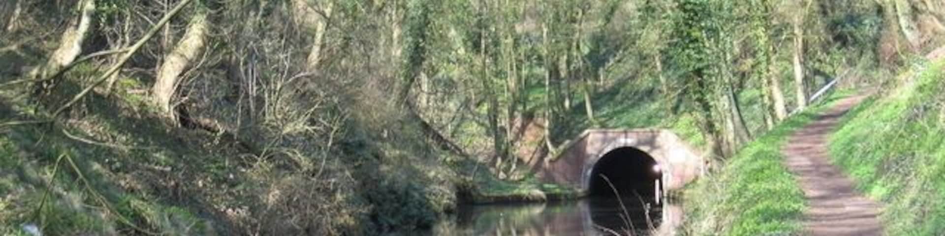 Light at the end of the tunnel The light is actually the headlight of the narrowboat about to emerge from 151865. The tunnel is 2493 metres long and even from a boat entering the tunnel the far end is little more than a pin-prick of light in the distance.