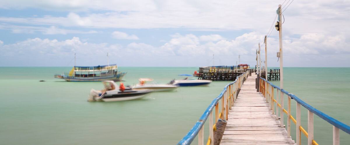Pirangi Beach featuring boating and general coastal views