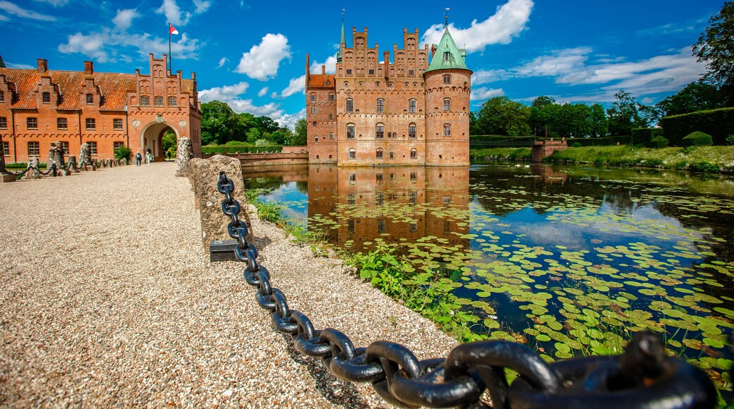Egeskov castle in the Denmark
