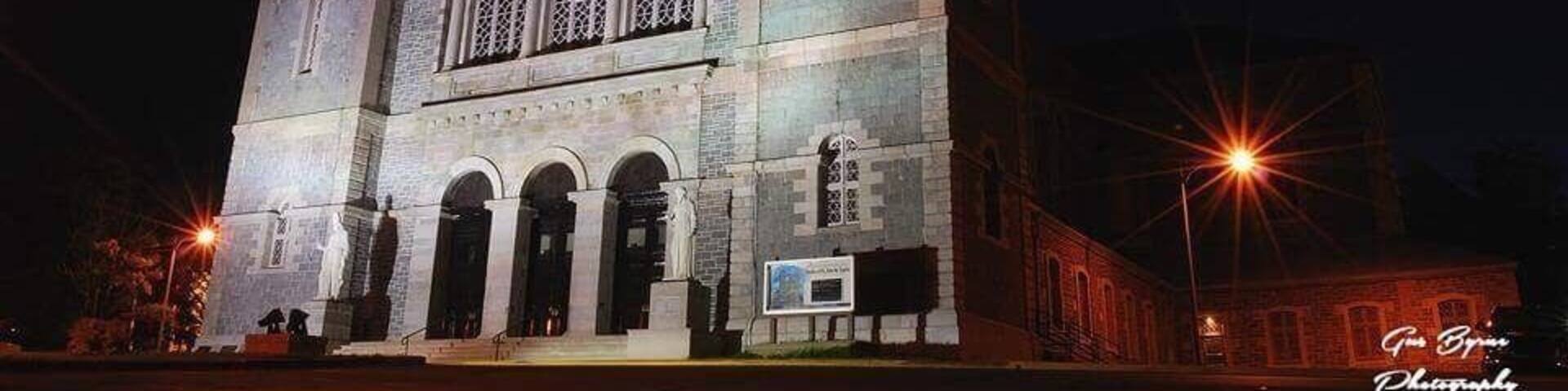 #instone. This historic church that stands as a symbol of Roman Catholicism in Newfoundland was build between 1839 and 1855. It is a key feature of the St. John’s skyline.