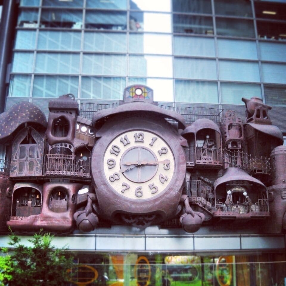Found this unique clock at Shiodome Center in Tokyo. 