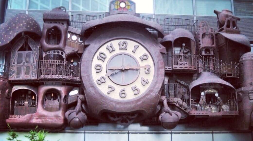Found this unique clock at Shiodome Center in Tokyo.