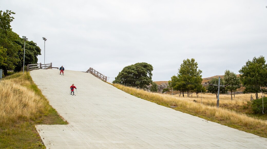 Llandudno ski slope showing snow skiing