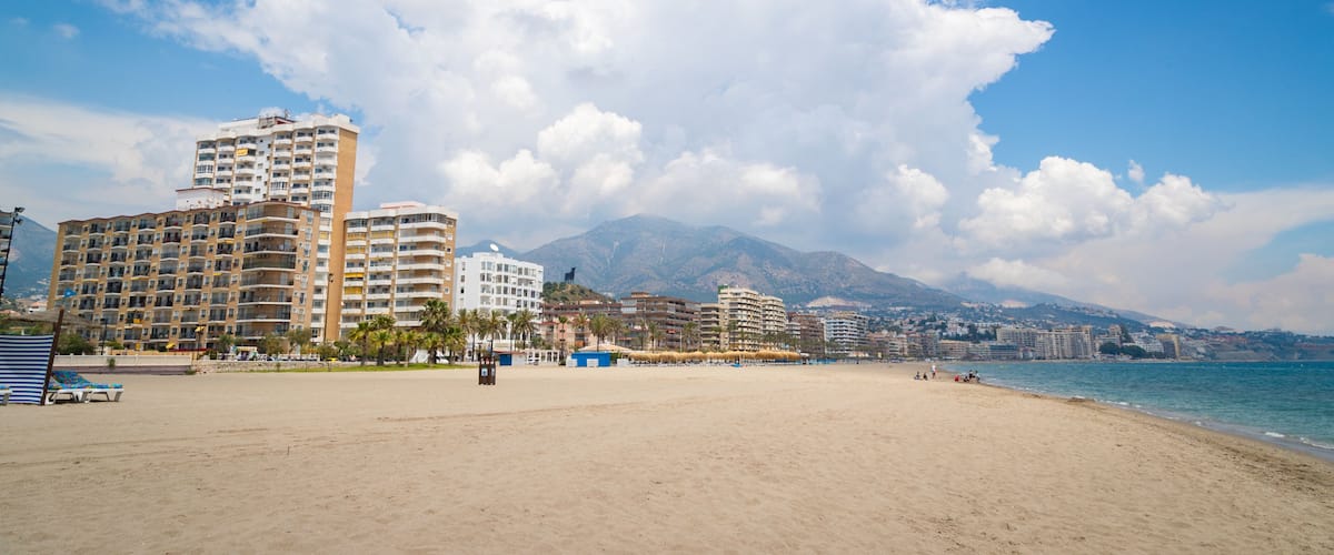 Las Gaviotas Beach which includes general coastal views, a beach and a coastal town