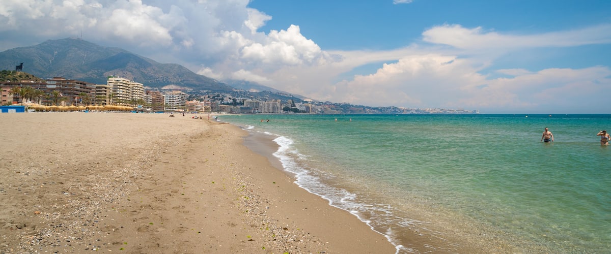 Las Gaviotas Beach featuring a beach and general coastal views