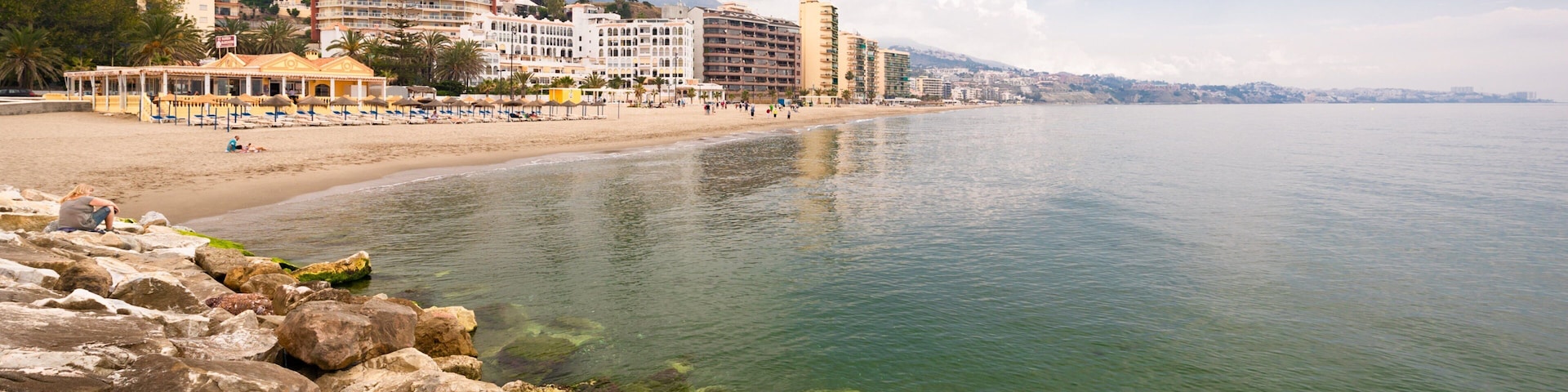 Torreblanca Beach featuring general coastal views, a sandy beach and a coastal town