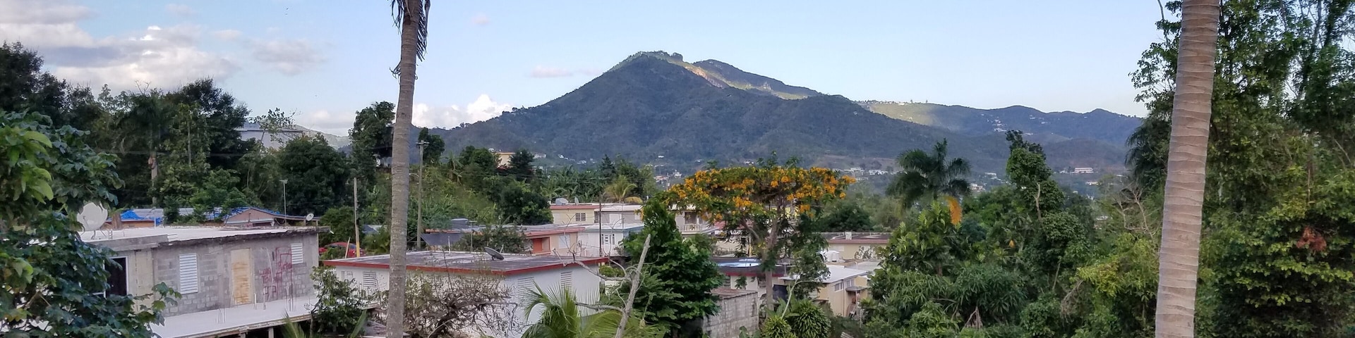 A view from Alba's mom's front porch. Beautiful view, but the drive to get here is awful.