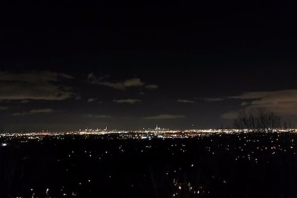 View of Manhattan from the vantage point in Montclair