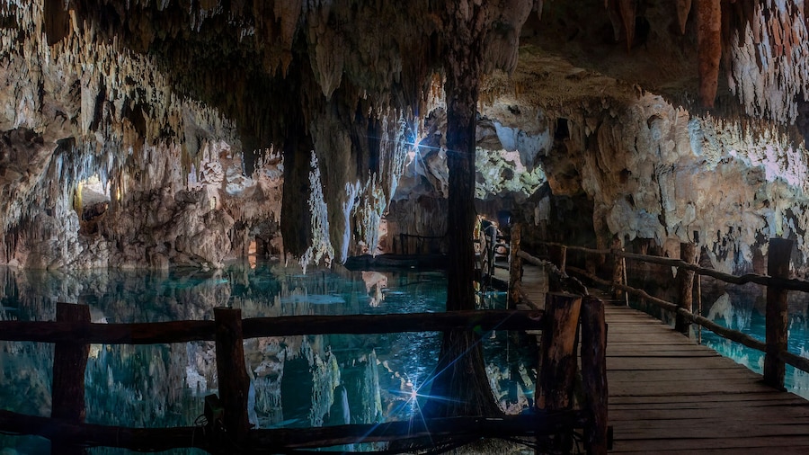 Ecopark Aktun Chen underground cenote