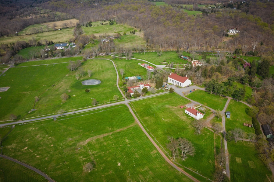 Aerial Landscape of Peapack Gladstone New Jersey