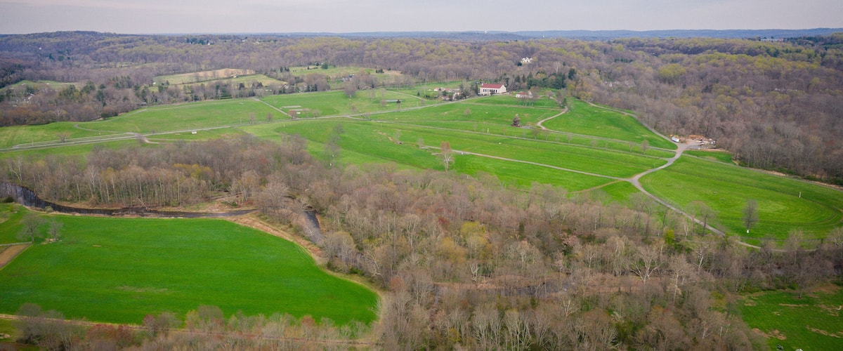 Aerial Landscape of Peapack Gladstone New Jersey